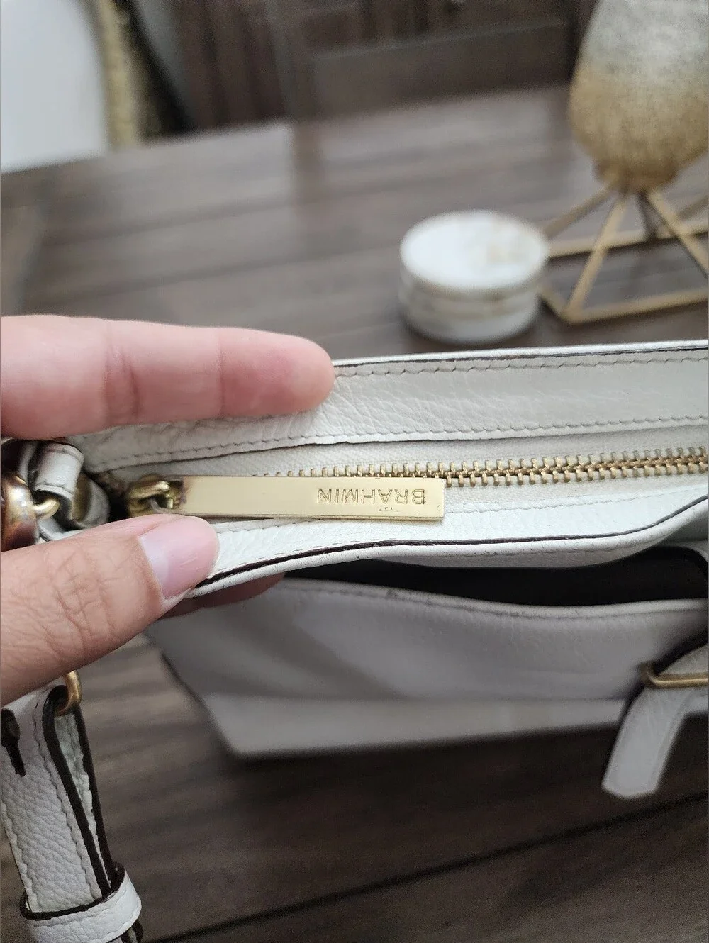 Brahmin sleek pebbled
